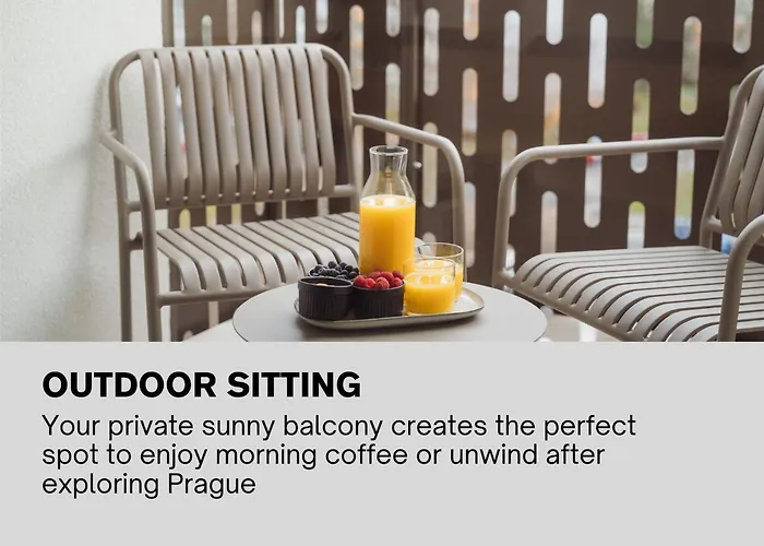 Luxury Sunny - Ac, Free Garage, Metro, Balcony, Ps5, 2nd Parking On Request Prague