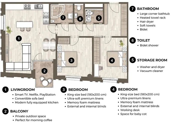 Luxury Sunny - Ac, Free Garage, Metro, Balcony, Ps5, 2nd Parking On Request Apartment